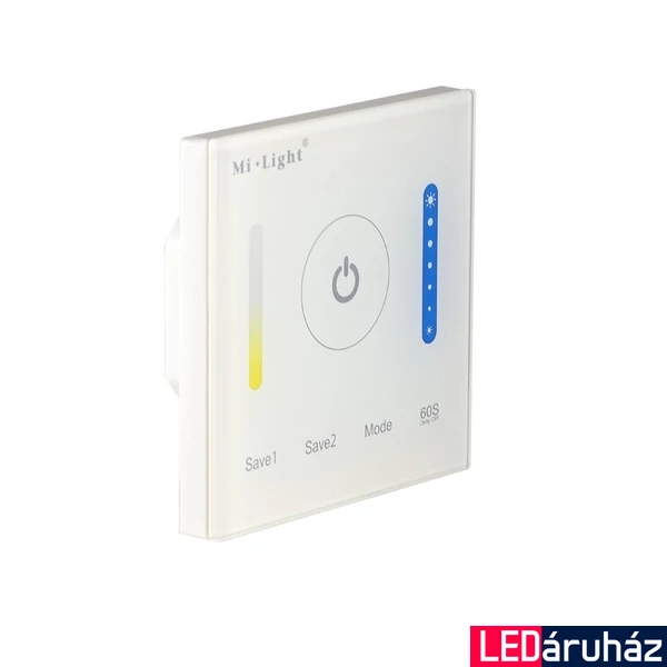 Mi-Light P2 Smart Panel CCT vezérlő, 12V-24V, 86x86 mm