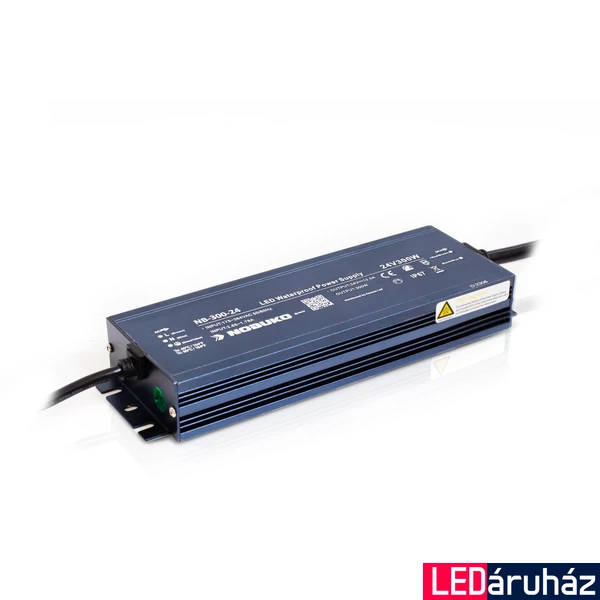 Kültéri LED Tápegység, 300W, 230V, 12V, IP67, Nobuko NB-300-24
