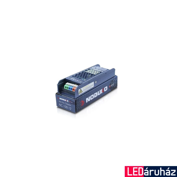 LED Tápegység, 100W, 230V, 12V, IP20, Nobuko NC-100-12