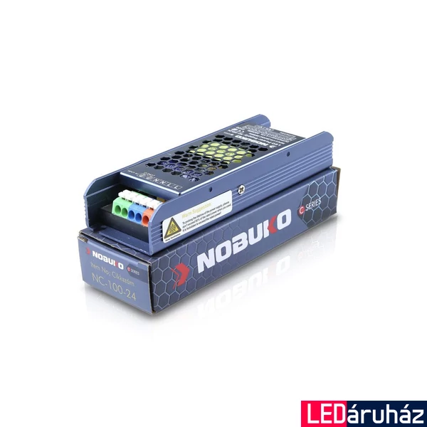 LED Tápegység, 100W, 230V, 24V, IP20, Nobuko NC-100-24