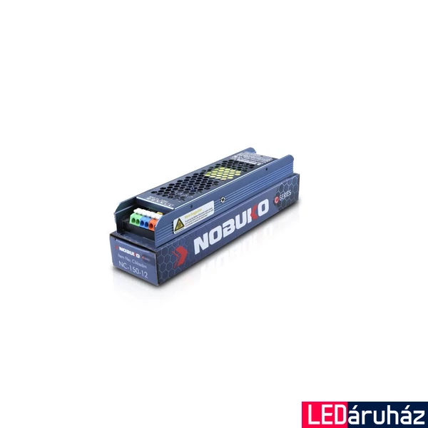 LED Tápegység, 150W, 230V, 12V, IP20, Nobuko NC-150-12