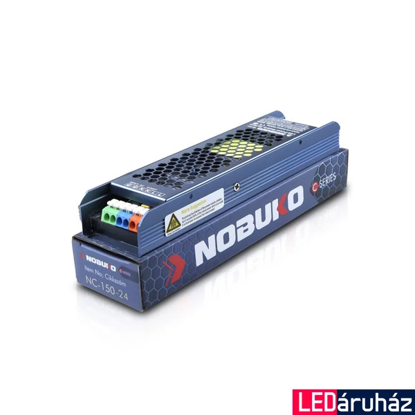 LED Tápegység, 150W, 230V, 24V, IP20, Nobuko NC-150-24