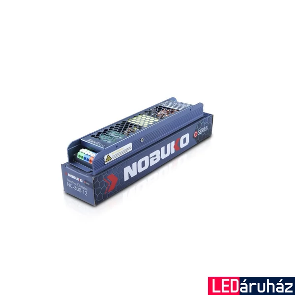 LED Tápegység, 300W, 230V, 12V, IP20, Nobuko NC-300-12
