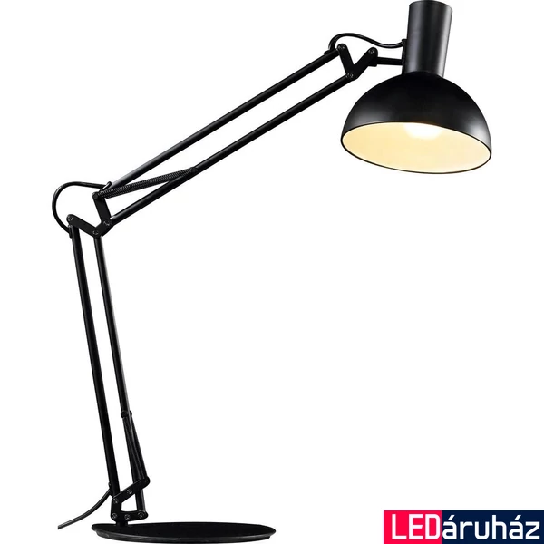 NORDLUX Arki asztali lámpa, fekete, E27, max. 60W, 20cm átmérő, 75145003