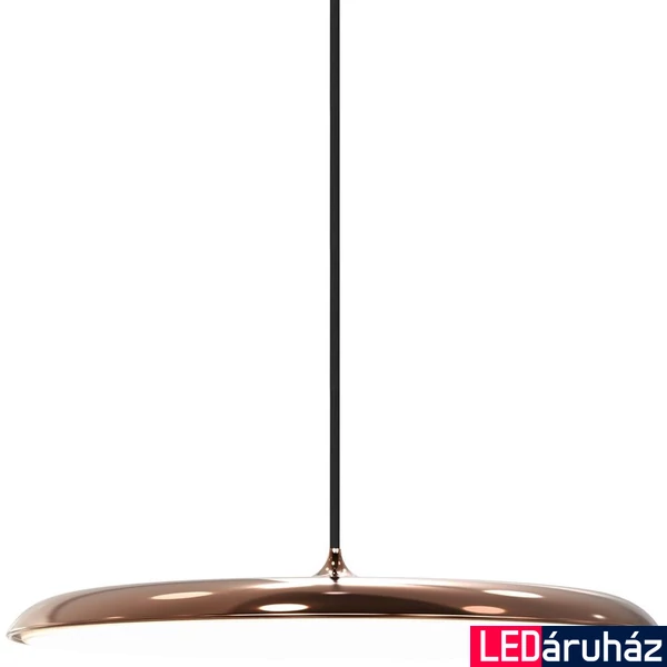 NORDLUX Artist 40 1 ágú függeszték, réz, 2700K melegfehér, beépített LED, 24W , 1600 lm, 40cm átmérő, 83093030