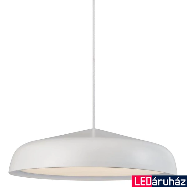 NORDLUX Fura 40 1 ágú függeszték, fehér, 2200K-2700K változtatható fehér, beépített LED, 20W, 40cm átmérő, 48113001