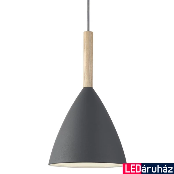NORDLUX Pure 20 1 ágú függeszték, szürke, E27, max. 40W, 20cm átmérő, 43293010