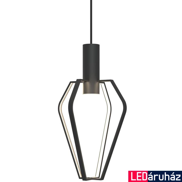 NORDLUX Spider 1 ágú függeszték, fekete, 2700K melegfehér, GU10, max. 1,5W , fényforrással, 480 lm, 27.5cm átmérő, 83213003
