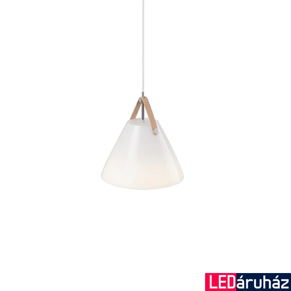 NORDLUX Strap 27 1 ágú függeszték, fehér, E27, max. 40W, 27cm átmérő, 84313001