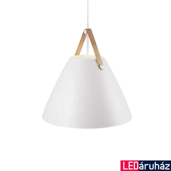 NORDLUX Strap 48 1 ágú függeszték, fehér, E27, max. 40W, 48cm átmérő, 84353001