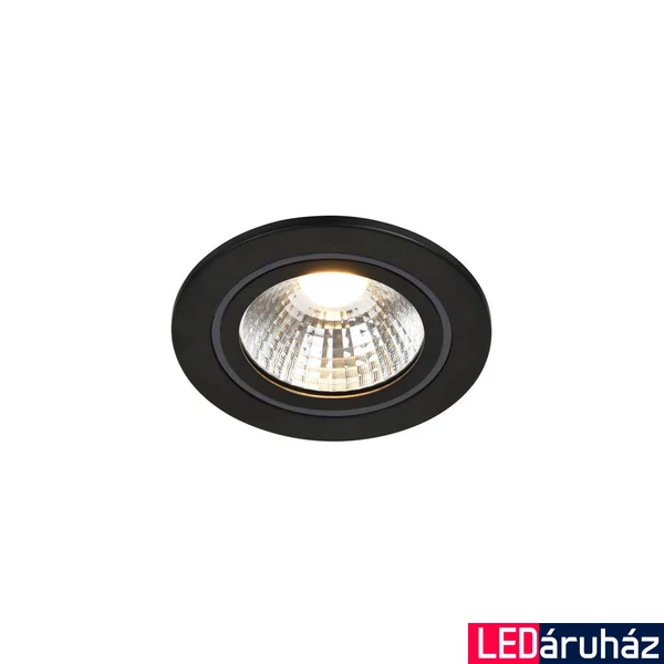 NORDLUX Alec süllyesztett lámpa, fekete, beépített LED, 2110350103