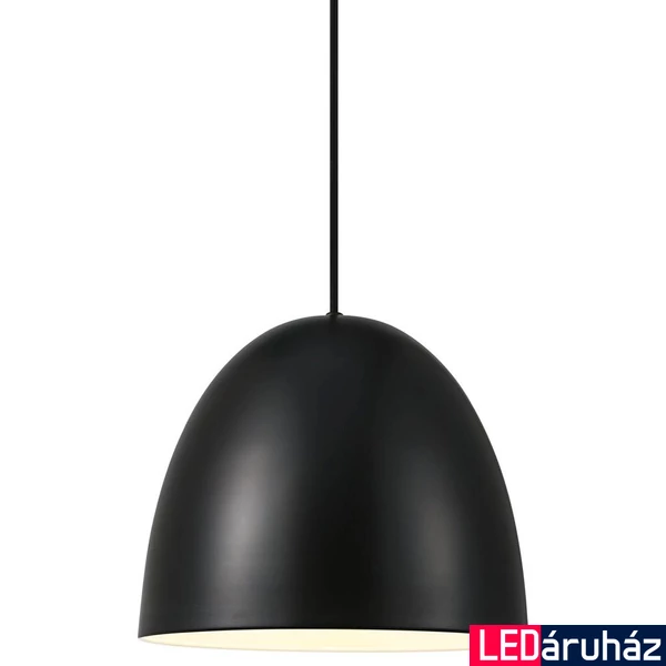 NORDLUX Alexander 1 ágú függeszték, fekete, E27, max. 40W, 30cm átmérő, 48673003