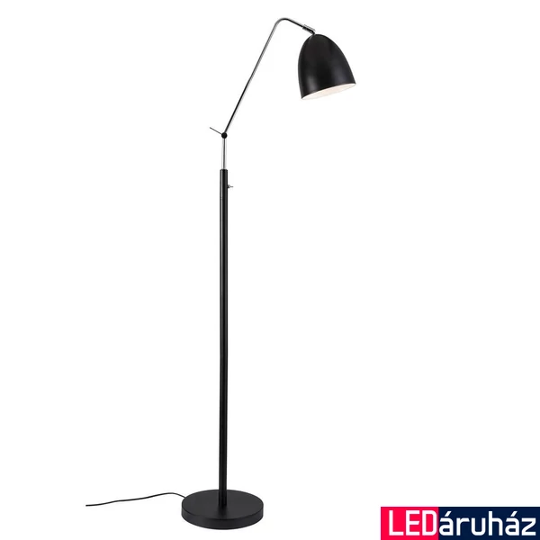 NORDLUX Alexander állólámpa, fekete, E27, max. 15W, 16cm átmérő, 48654003