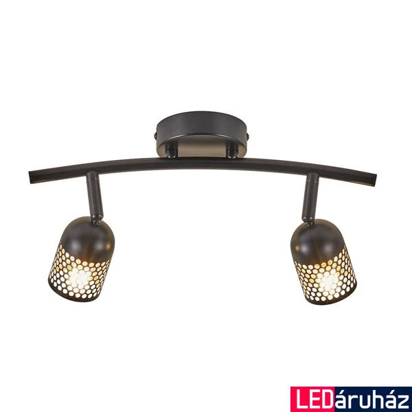 NORDLUX Alfred spotlámpa, fekete, G9, max. 2X40W, 5.1cm átmérő, 49840103