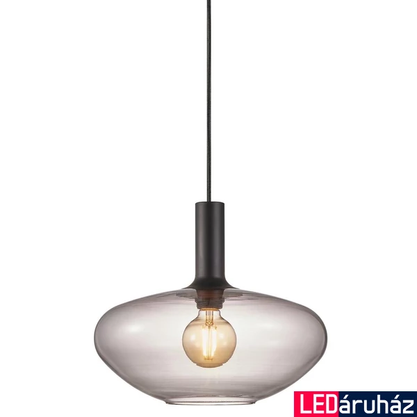 NORDLUX Alton 35 1 ágú függeszték, fekete, E27, max. 60W, 35cm átmérő, 48973047
