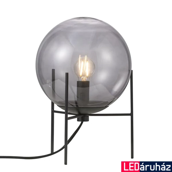 NORDLUX Alton asztali lámpa, fekete, E14, max. 15W, 20cm átmérő, 47645047