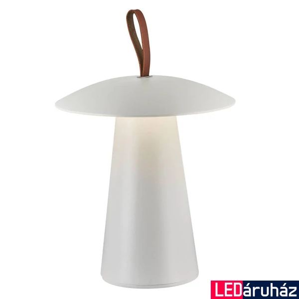NORDLUX Ara To Go kültéri asztali lámpa, fehér, 3000K melegfehér, beépített LED, 2W, 190 lm, 19.7cm átmérő, 2118245001