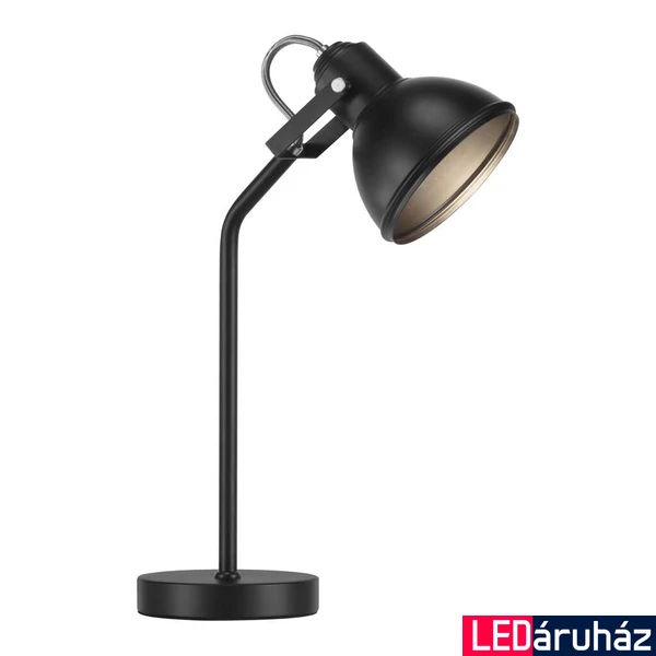 NORDLUX Aslak asztali lámpa, fekete, E27, max. 15W, 15cm átmérő, 46685003