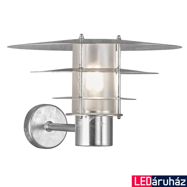NORDLUX Bastia 35 kültéri fali lámpa, galvanizált, E27, max. 20W, 35cm átmérő, 2118051031