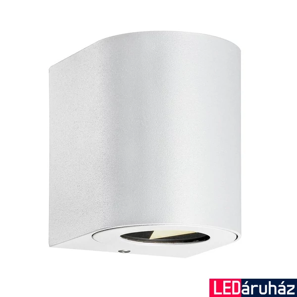 NORDLUX Canto 2 kültéri fali lámpa, fehér, 2700K melegfehér, beépített LED, 2X6W , 500 lm, 49701001