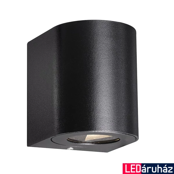 NORDLUX Canto 2 kültéri fali lámpa, fekete, 2700K melegfehér, beépített LED, 2X6W , 500 lm, 49701003
