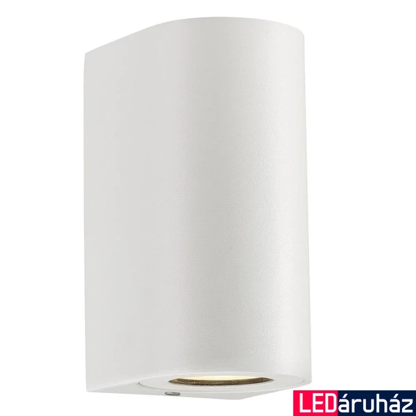 NORDLUX Canto Maxi 2 kültéri fali lámpa, fehér, GU10, max. 2X28W, 49721001