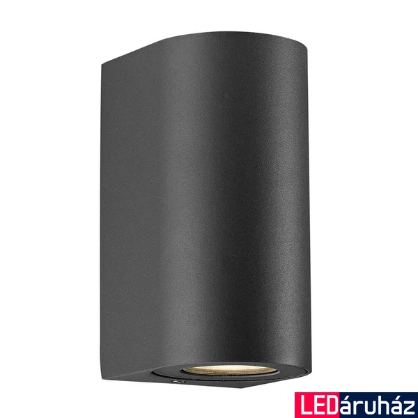 NORDLUX Canto Maxi 2 kültéri fali lámpa, fekete, GU10, max. 2X28W, 49721003