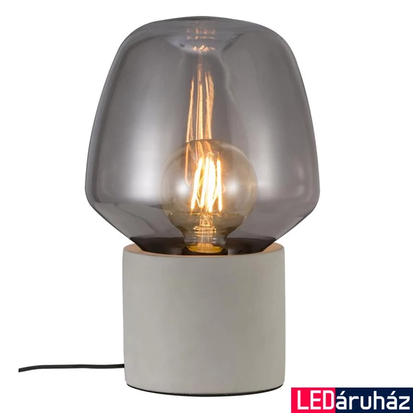 NORDLUX Christina asztali lámpa, szürke, E27, max. 25W, 20cm átmérő, 48905011