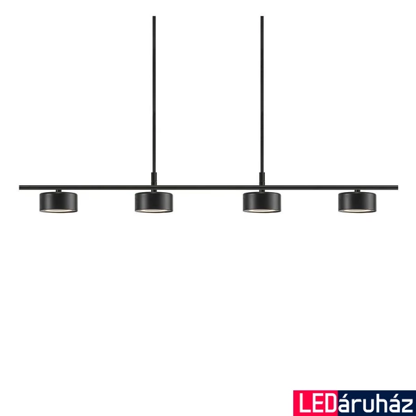 NORDLUX Clyde több ágú függeszték, fekete, 2700K melegfehér, beépített LED, 20, 350 lm, 2010813003