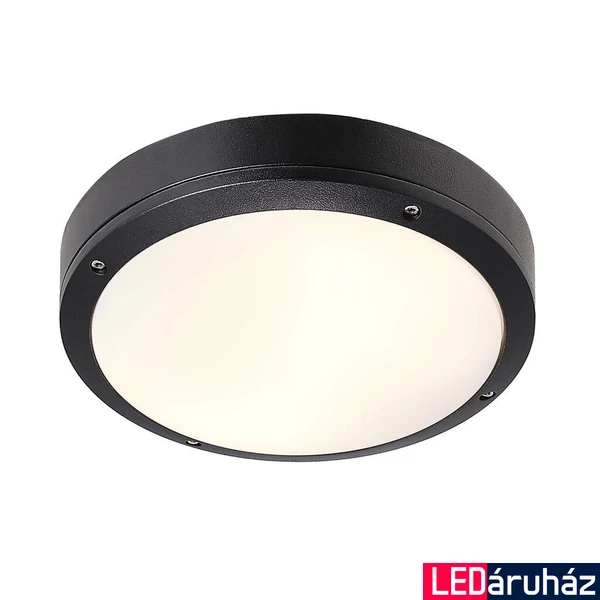 NORDLUX Desi 28 kültéri mennyezeti lámpa, fekete, E27, max. 2X12W, 27.5cm átmérő, 77646003