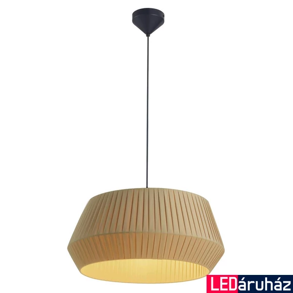 NORDLUX Dicte 53 1 ágú függeszték, bézs, E27, max. 60W, 53cm átmérő, 2112373009
