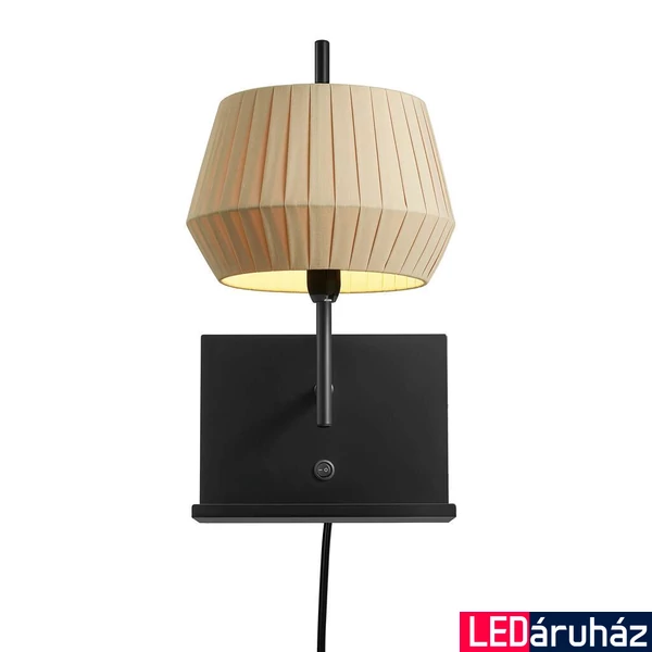 NORDLUX Dicte fali lámpa, bézs, E14, max. 40W, 21cm átmérő, 2112391009