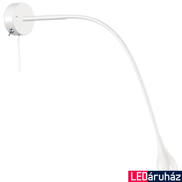 NORDLUX Drop fali lámpa, fehér, 3000K melegfehér, beépített LED, 3W , 130 lm, 3.5cm átmérő, 320131