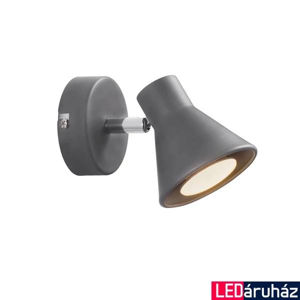 NORDLUX Eik fali lámpa, szürke, GU10, max. 35W, 8.6cm átmérő, 45761010