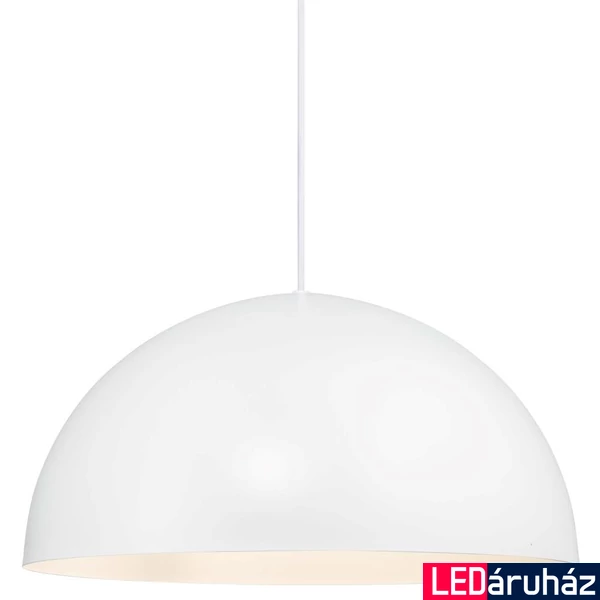 NORDLUX Ellen 40 1 ágú függeszték, fehér, E27, max. 40W, 40cm átmérő, 48573001