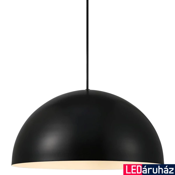 NORDLUX Ellen 40 1 ágú függeszték, fekete, E27, max. 40W, 40cm átmérő, 48573003