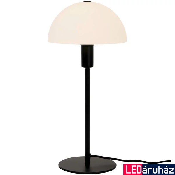 NORDLUX Ellen asztali lámpa, fekete, E14, max. 40W, 20cm átmérő, 2112305003
