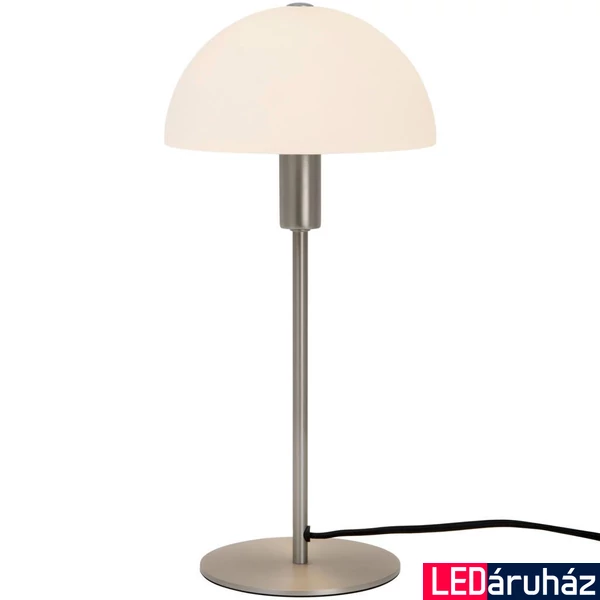 NORDLUX Ellen asztali lámpa, szálcsiszolt, E14, max. 40W, 20cm átmérő, 2112305032