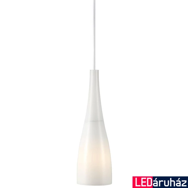NORDLUX Embla 1 ágú függeszték, fehér, E27, max. 40W, 10cm átmérő, 45703001