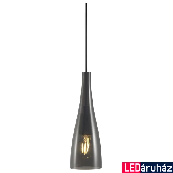 NORDLUX Embla 1 ágú függeszték, szürke, E27, max. 40W, 10cm átmérő, 45703047