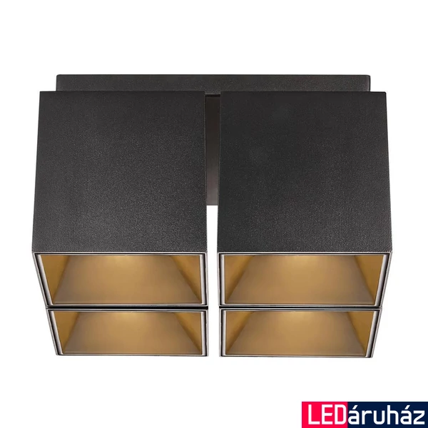 NORDLUX Ethan mennyezeti lámpa, fekete, GU10, max. 4x50W, 2110430103