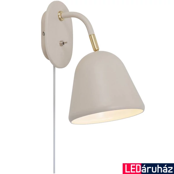 NORDLUX Fleur fali lámpa, bézs, E14, max. 15W, 15.3cm átmérő, 2112101001