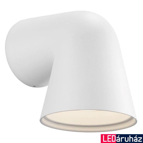 NORDLUX Front Single kültéri fali lámpa, fehér, GU10, max. 28W, 11.8cm átmérő, 46801001