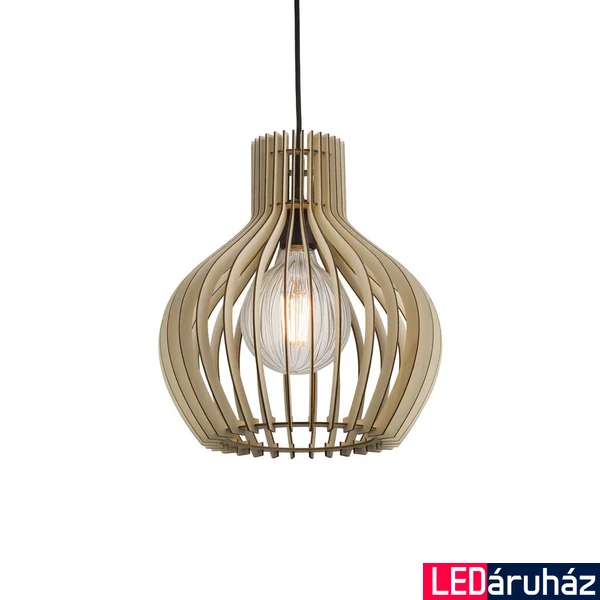 NORDLUX Groa 30 1 ágú függeszték, barna, E27, max. 60W, 31cm átmérő, 45683014