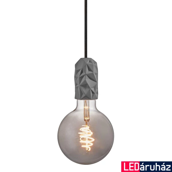 NORDLUX Hang 1 ágú függeszték, szürke, E27, max. 40W, 5.2cm átmérő, 2010013010