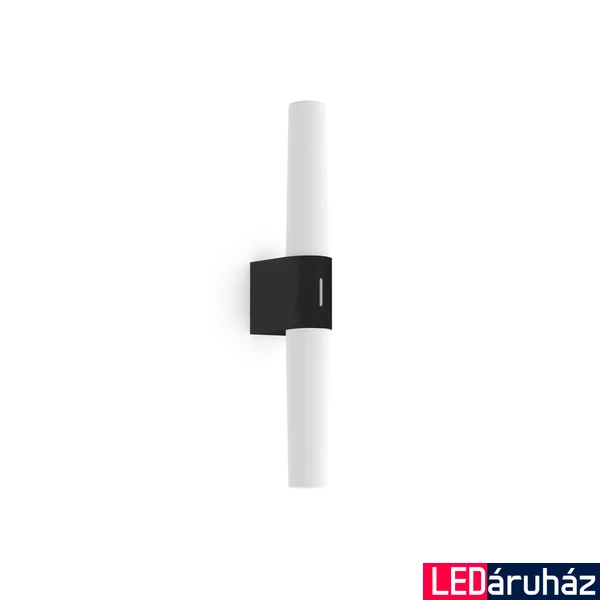 NORDLUX Helva Basic fali lámpa, fekete, 3000K melegfehér, beépített LED, 9W, 900 lm, 2015311003