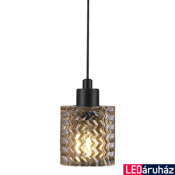 NORDLUX Hollywood 1 ágú függeszték, barna, E27, max. 60W, 10.8cm átmérő, 46483027