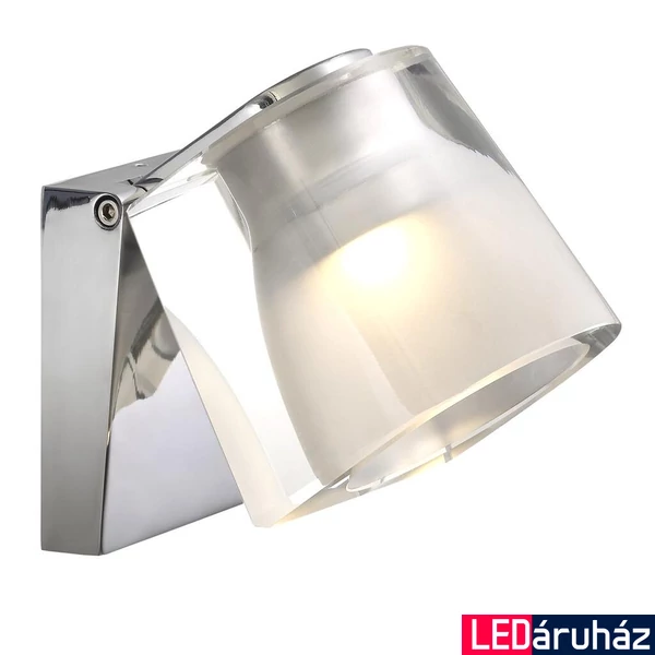 NORDLUX IP S12 fali lámpa, króm, 3000K melegfehér, beépített LED, 5W , 400 lm, 83051033