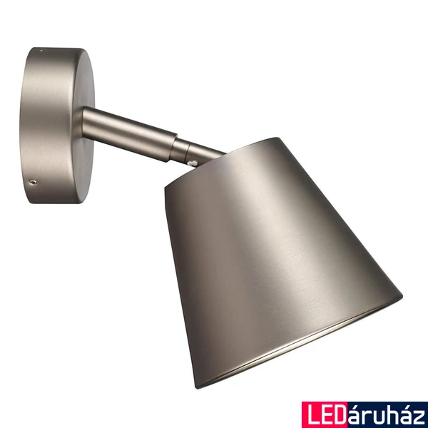 NORDLUX IP S6 fali lámpa, szálcsiszolt, GU10, max. 8W , 12.1cm átmérő, 78531032