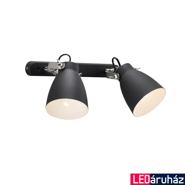 NORDLUX Largo spotlámpa, fekete, E27, max. 25W, 12cm átmérő, 47060003